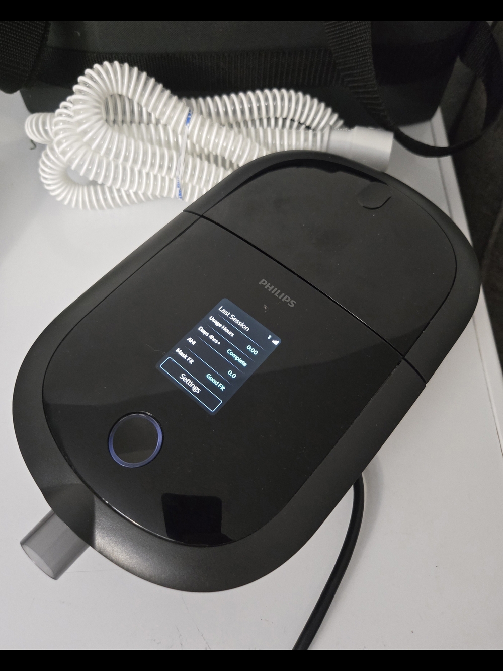Philips C.P.A.P Machine - Black Sleep Therapy Device